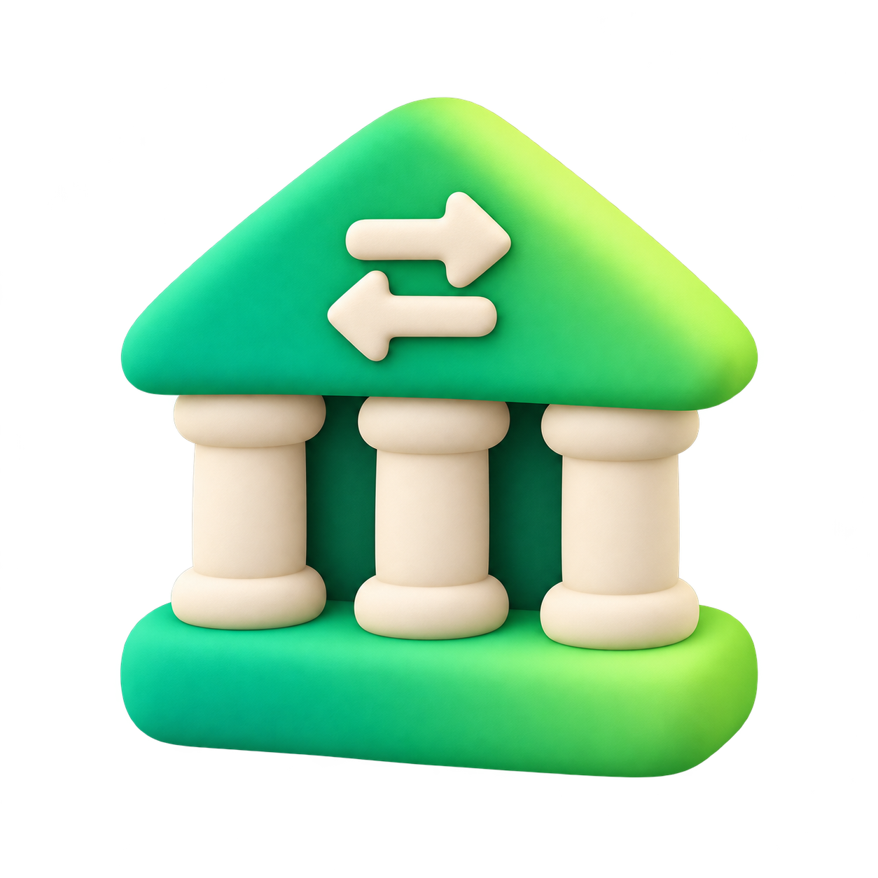 Green gradient clay the stock exchange