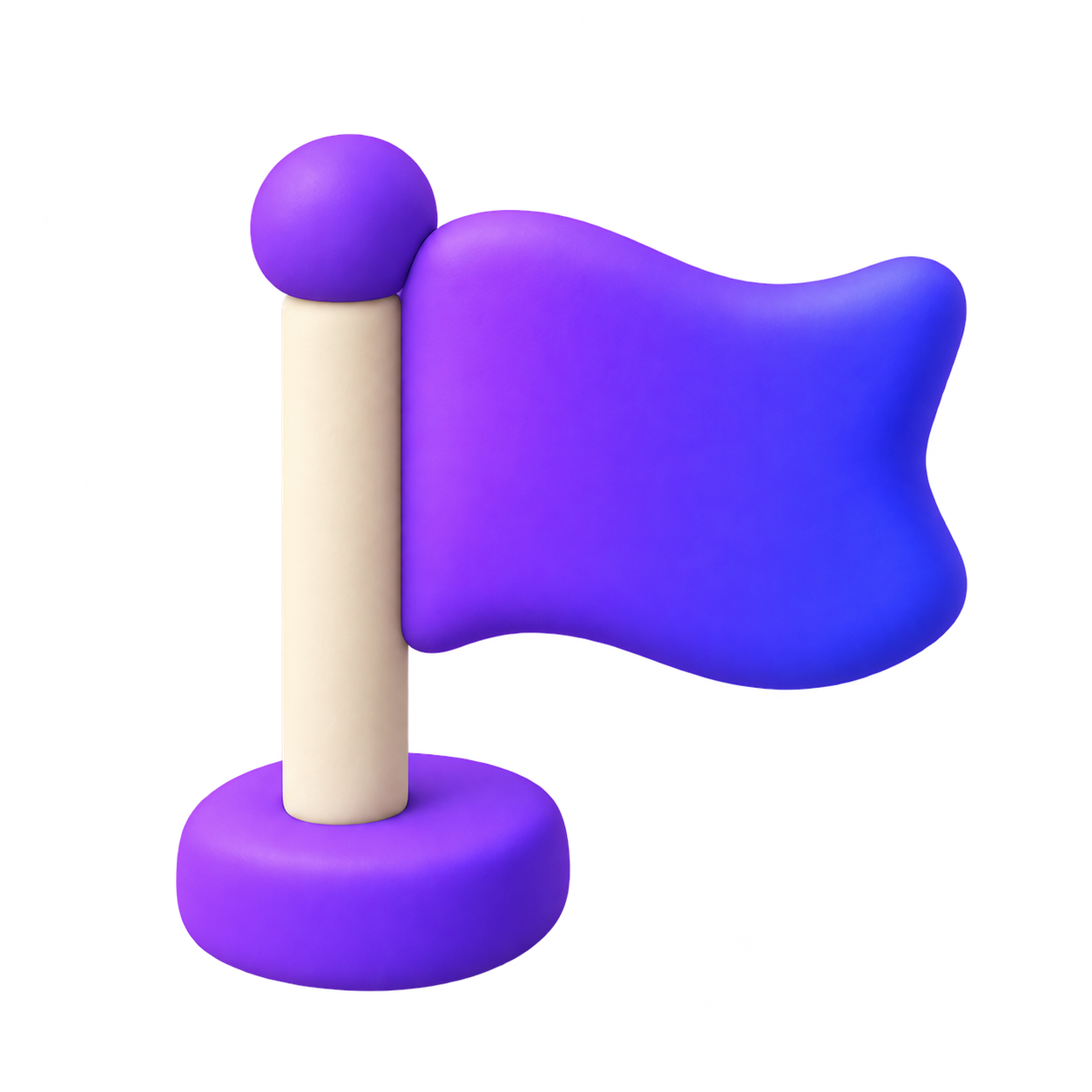 Purple Missions clay icon